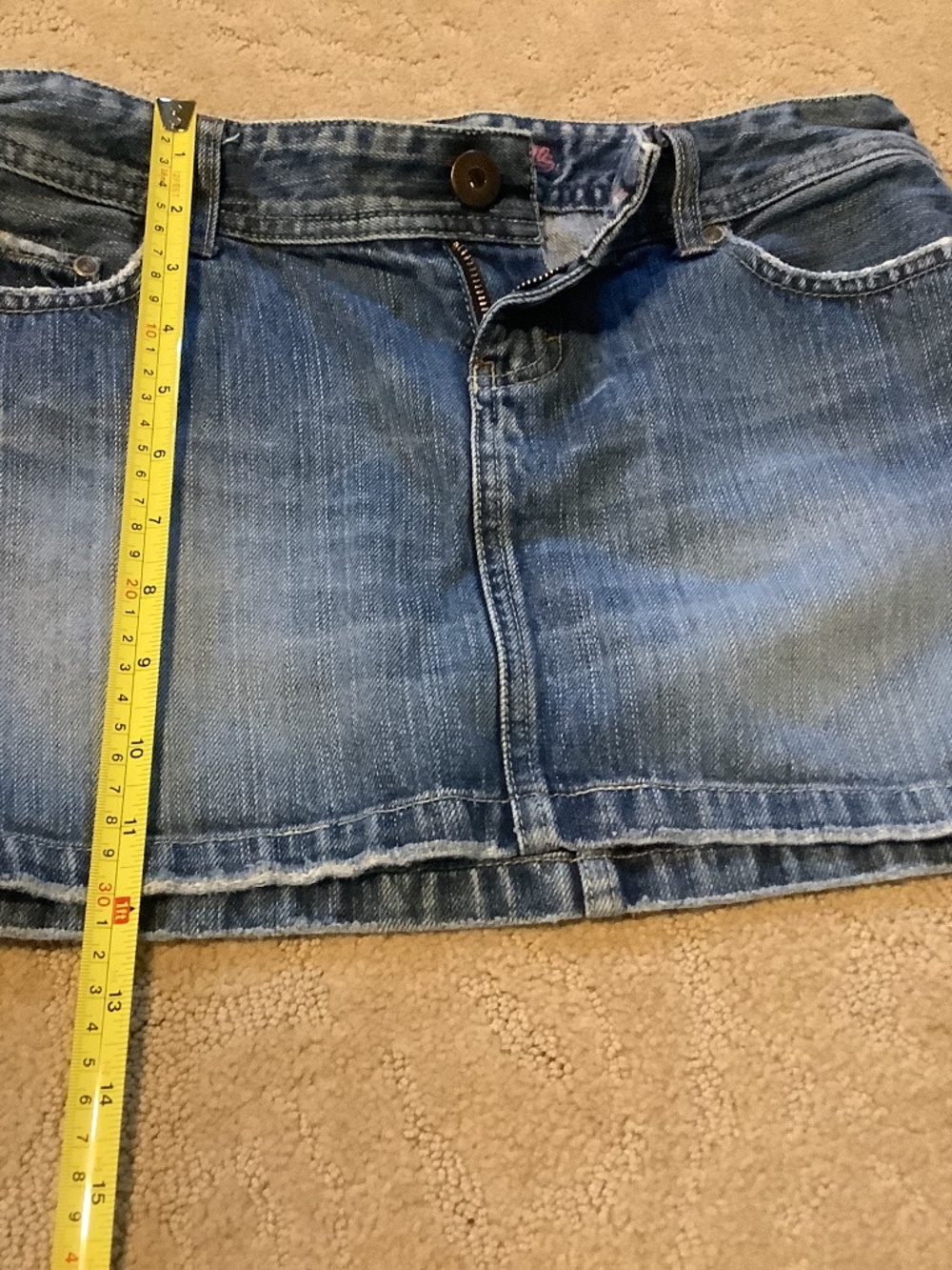 American Eagle denim mini skirt sz 2